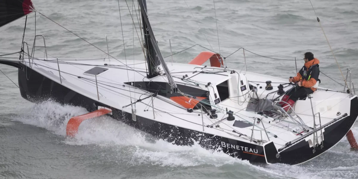 The first foiling production Yacht